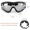 Gafas De Sol para Perros, Protección Ocular UV, Viento y