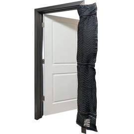 US Cargo Control Quilted Door Jamb Protector Pad 72" x 24", Door Frame Cover with Metal Flex Loop Rings, Cotton/Polyester Quilted Furniture Pads for Moving, Reusable Door Frame Protection