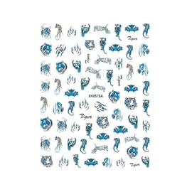 Generic Tiger Lion Print Tiger Scratch Claw Scars Nail Decal Stickers Xh857Sa Nail Wraps Art Stickers Manicure Supplies for Women for Home Nails Full Long Lasting Easy Apply and Remove