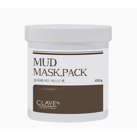 Clave Mud Mask Pack Large Capacity 450g + Aloe Vera 100 Soothing Gel 300ml / 끌라베 머드 마스크 팩 대용량 450g+알로에베라100 수딩젤 300ml