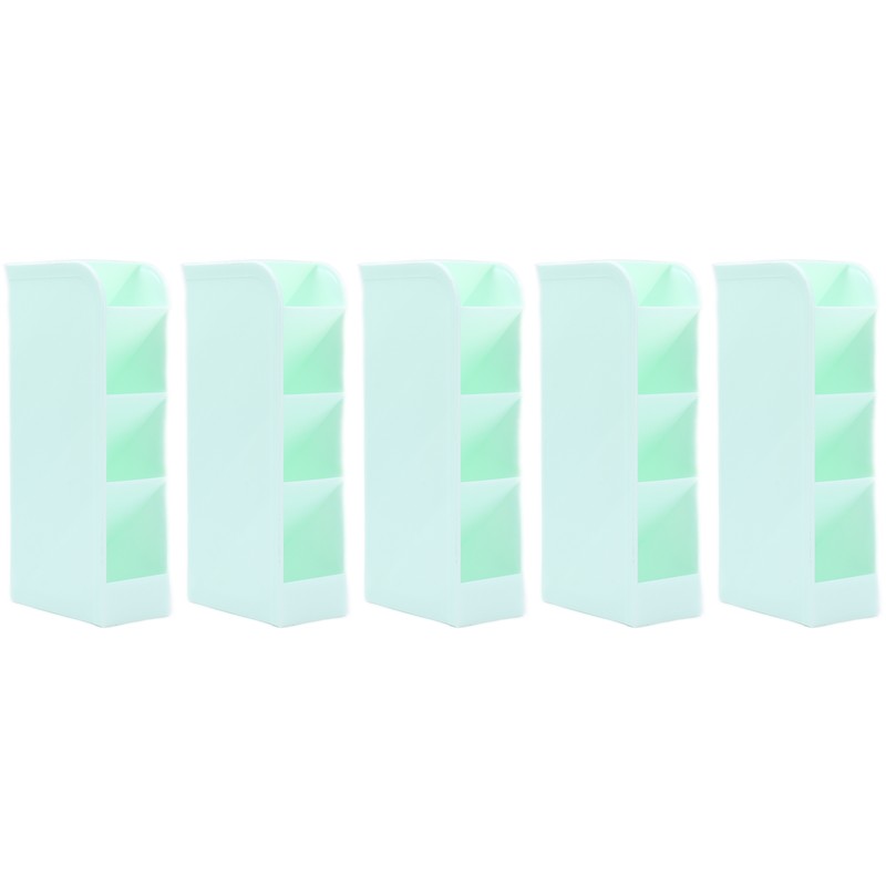5Pcs Pens Storage Box Oblique Plane Stationery Organizer Pencil Cup