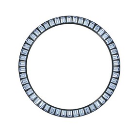 TW Steel Marc Coblen edition 45 mm bezel for Marc Coblen 45 mm watches, Light Blue/Black, Classic