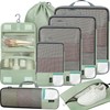 BAGAIL 4 Set/6 Set/8 Set Compression Packing Cubes Travel Accessories