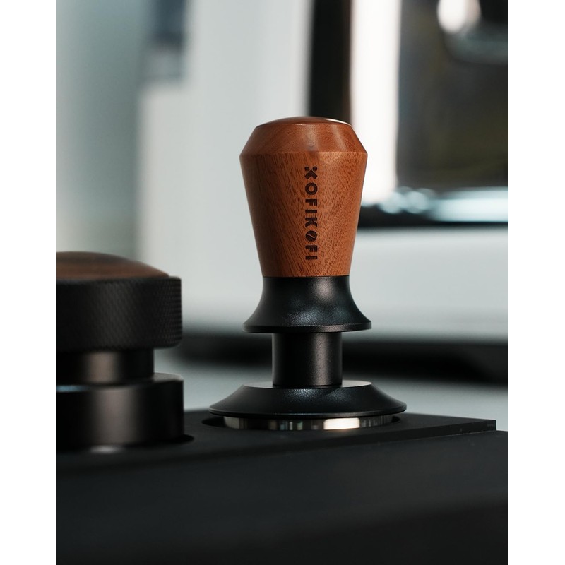 KOFIKOFI 53.3mm Espresso Tamper, Coffee Tamper with Two 30lbs Spring