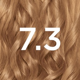 Garnier Nutrisse Permanent Hair Dye, Natural-looking, hair colour result, For All Hair Types, 7.3 Dark Golden Blonde