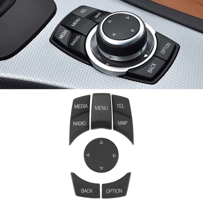 Central Console Multimedia Button Kit Multi Media Control Key Cover