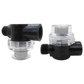 INGQI Water Pump Strainer Filter Set with 50 Mesh Stainless Steel Filter Screen, RV Replacement 1/2 Sediment Filter Fit for WFCO Fit for Shurflo Pumps, Set of 2