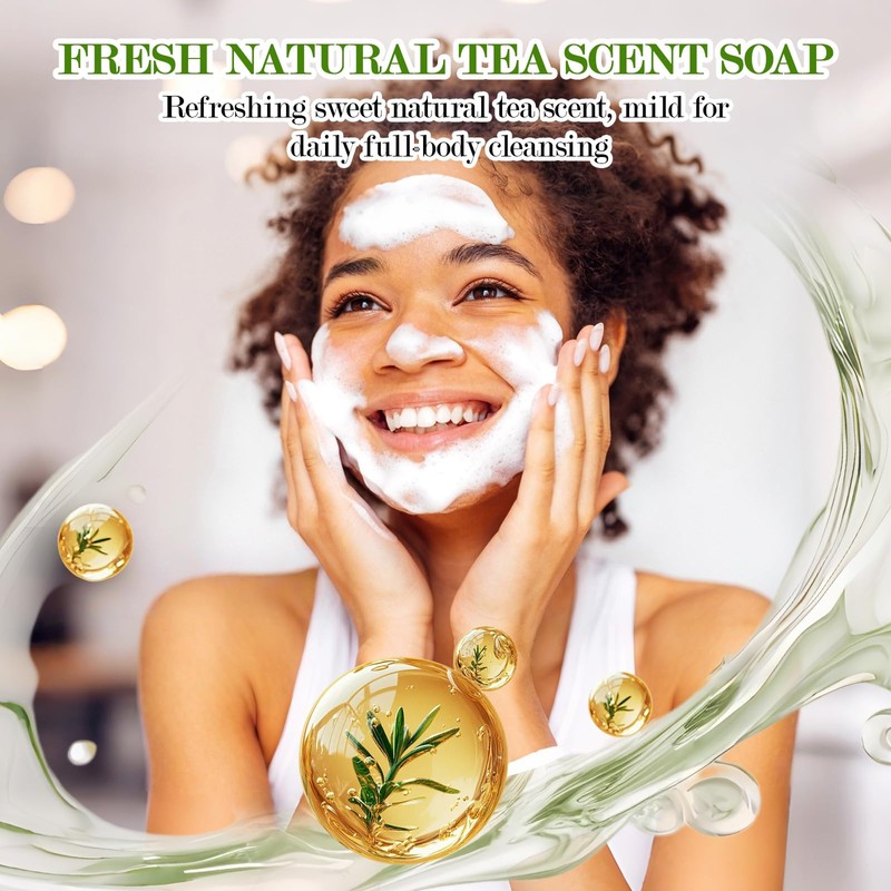 Tea Tree Oil Soap- Natural Body & Face Wash for