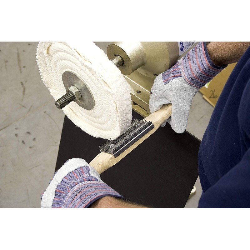 Eastwood Buff Rake Removes Residual Compounds and Metal from Buffing