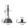 Aglaiprty Heavy Duty Furniture Levelers - Dual Thread Design with