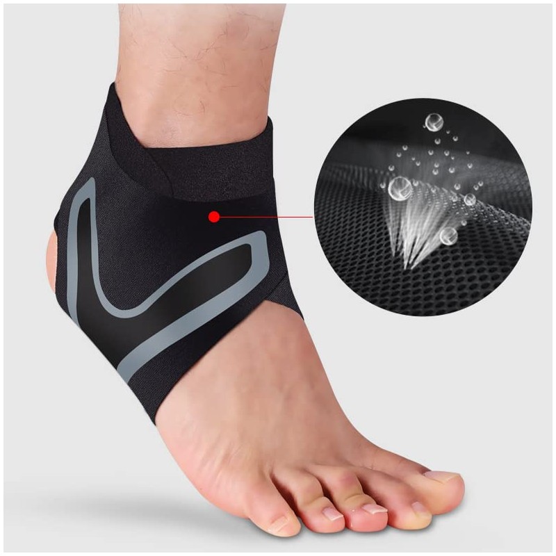 SHULLIN Pack of 2 Adjustable Ankle Brace Ankle Braces Foot