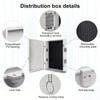 Namunanee Outdoor Electrical Junction Box, ABS Water Resistant Enclosure with