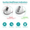 16 Inch Long Suction Grab Bar for Bathroom Indicator Light,
