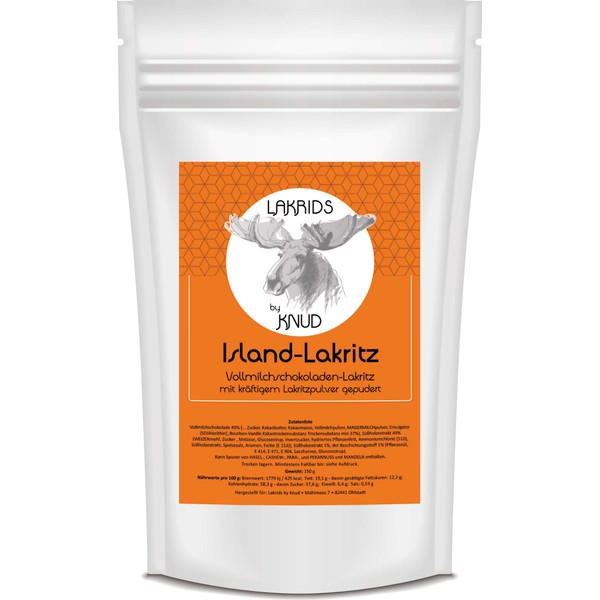 Lakrids Knud | Island Liquorice Rolled in Liquorice Powder