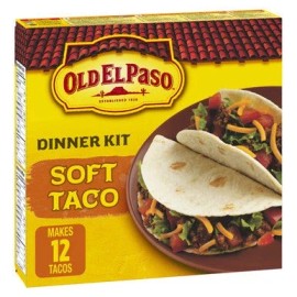 General Mills Old El Paso Soft Taco Dinner Kit, 400g/14.1 oz., {Imported from Canada}
