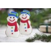 Christmas Cookie Cutters Set, 8 Pieces Plastic Biscuit Cutters -
