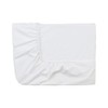 ESSIX Spannbetttuch Baumwoll-Satin Uni weiß, weiß, 160 x 200 cm