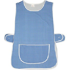 Kentex Online Womens (2pack) Home Work Tabard Apron Single Large Pocket Side Fastening Tabards (WX, Blue)