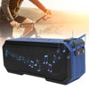 Wireless Bluetooth Speaker IPX7 Waterproof Flash Light Speaker Bass Stereo