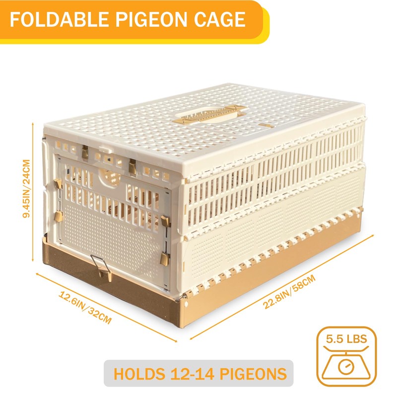 Folding Pigeon Cage Racing Pigeons Travel Cage Pairing Cage Plastic