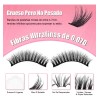 Kit De Extensiones De Pestañas Diy Naturales 9-18mm Mixtas