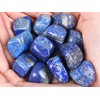 QINJIEJIE 0.6-1.5 Inch Lapis Lazuli Natural Crystals Stones Gemstones Set Gepolijste Tumbled Stones Rock Crystal Worry Stone Bulk Minerals Decorative Stones Polished Reiki Stones 200 g