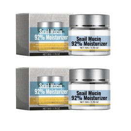 Snail Slime Cream, Snail Mucin Moisturiser Daily Face Cream, Snail Mucin Gel Cream, Nourishing Cream for Dry & Sensitive Skin, Hydrating Repair Face Gel Cream (2 Pieces, 50 g)
