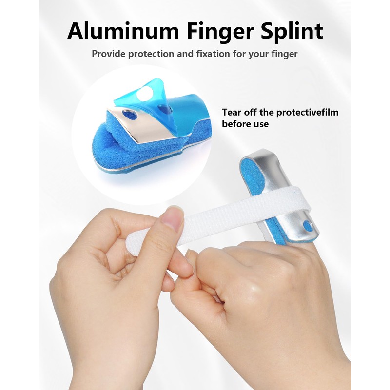 TAROYQASUL Pinky Finger Splint Kids, 2PCS Trigger Finger Splint for