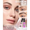 Eyebrow Gel Set, 2 Pieces, Transparent & Tinted Eyebrow Gel,