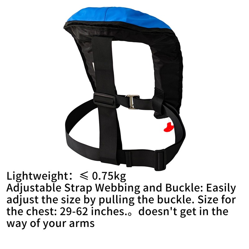 Manual Inflatable Life Jacket,Life Vest for Adult,Preserver PFD for Adults,Supports