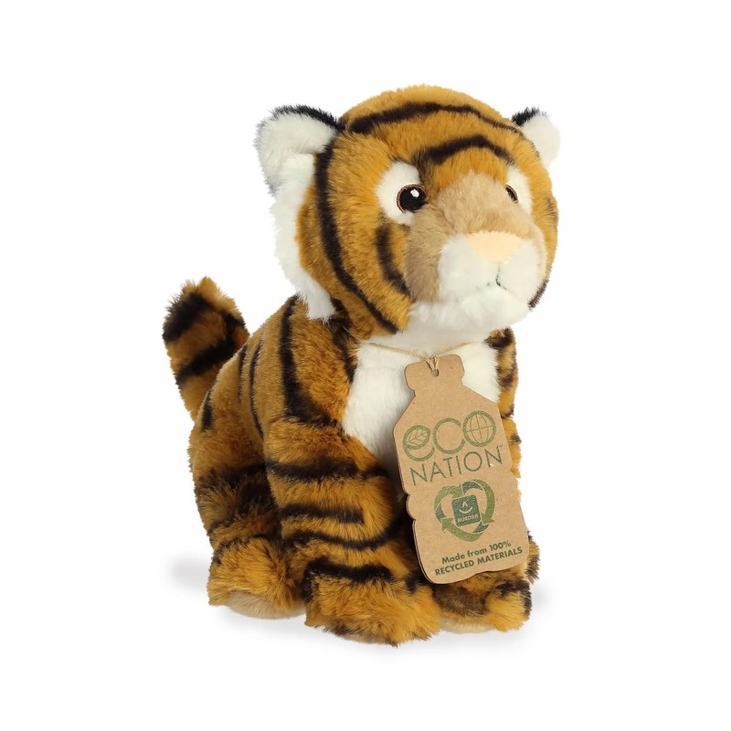 Aurora World 35000 Aurora Eco Nation Peluche, Orange, Black, White