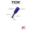 TCK 9 Inch Solid Baseball Stirrups (Purple, Medium)