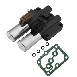 Ovabeyna 28250-P6H-024 Transmission Dual Linear Shift Solenoid with Gasket Compatible with Honda Acura Accord Odyssey Pilot Prelude