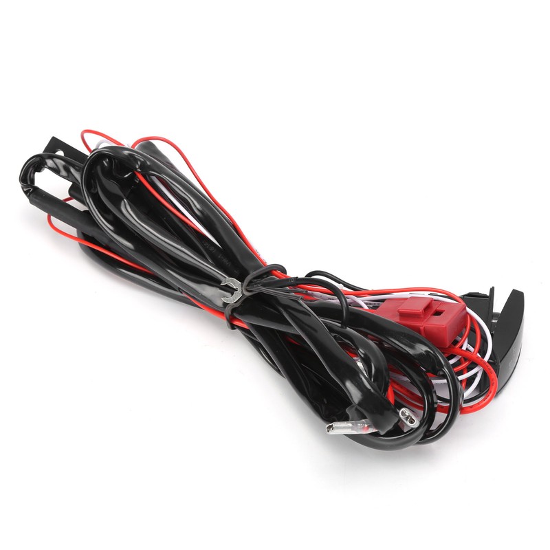 40A 12V LED Spotlights Wiring Harness 1-to-2 IP67 Waterproof for