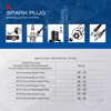 TORCH Spark Plug F7RTC Repalce for 5534/BPR7ES V-line-19, 7992/WR5DC 4038/WR5DP,