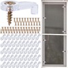 BEIQIYA 50pcs Window Screen Clips, Storm Windows Clips with Screws,