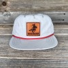 Savannah Moss Co Winchester Leather Patch Rope Snapback Hat