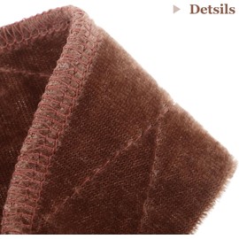 Angoily 4 diademas de terciopelo para pelucas: Bandas elásticas ajustables y antideslizantes para sujetar pelucas - Negro, Marrón, Marrón claro, Beige, Ideales para fiestas de peluquería