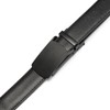 Men's Belt Automatic Sliding Buckle Belts Leather Sliding Ratchet Belt