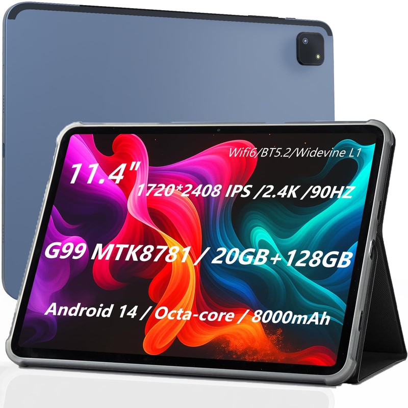 11 inch Tablet, Android 14 Tablet, Android Tablets with Case,