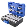 Kobalt 573348 19-Piece 3/8-Inch Drive Mechanic's Tool Set with Hard