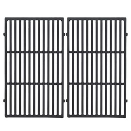 Leship Leship 19.5 inch Cooking Grates Replace for Weber 7524, 7528, Weber Genesis 300 Series Genesis E310 E320 E330 S310 S320 S330 EP310 EP320 EP330 Grills, Cast Iron Grill Grates (19.5" x 12.9" Each)