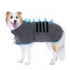 HezzLuv Microfibre Dog Bathrobe, Quick Drying, Adjustable Dog Towel, Extra