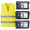VZL VZL Warnwesten Auto Set C TV geprfte Warnweste EN