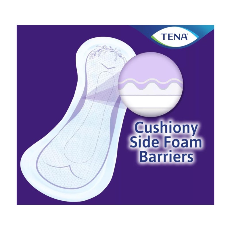 Tena Incontinence Pads for Women, Overnight, 45 Count (Pack of