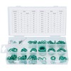 GEPCO Advanced Technology HNBR O-Ring Assortment Green 3-22 mm Diameter,