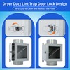 awliye Upgrated Metal Dryer Duct Lint Trap, Indoor Dryer Vent