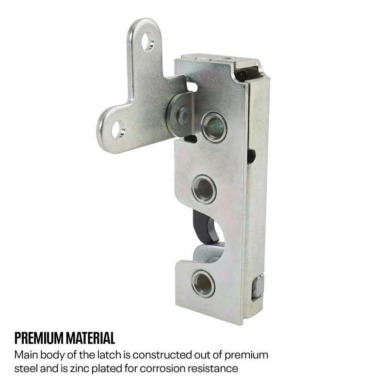 Speedway Motors Universal Slim-Line Bear Jaw Left Door Latch, Zinc
