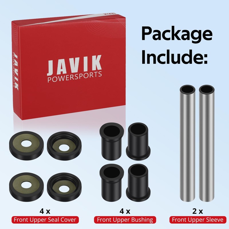 Front Left & Right Upper A Arm Bushing Kit Compatible
