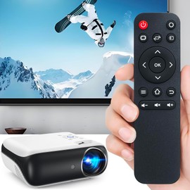 Molgoc Replacement Remote for Mini Projector,Compatible with HAPPRUN H1 Mini Projector.